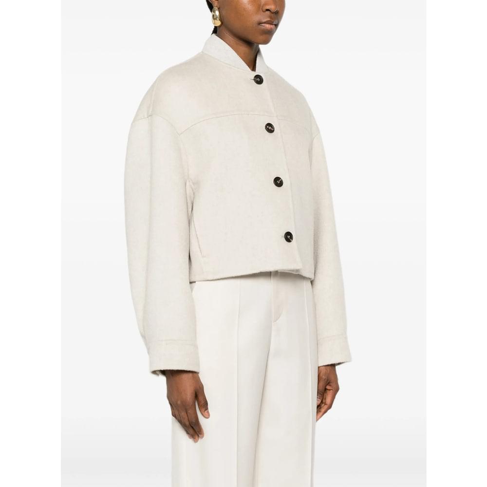 Brunello Cucinelli Neutrals Jackets - Cropped Jackets Women BRUNELLO CUCINELLI