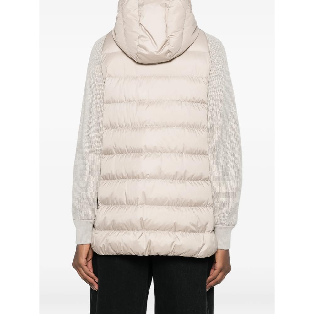 Brunello Cucinelli Neutrals Jackets - Puffer Jackets Women BRUNELLO CUCINELLI