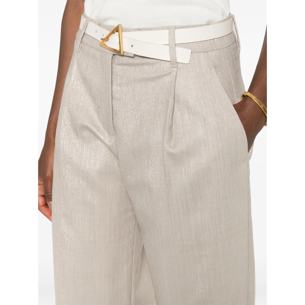 Brunello Cucinelli Neutrals Trousers - Palazzo Pants Women BRUNELLO CUCINELLI