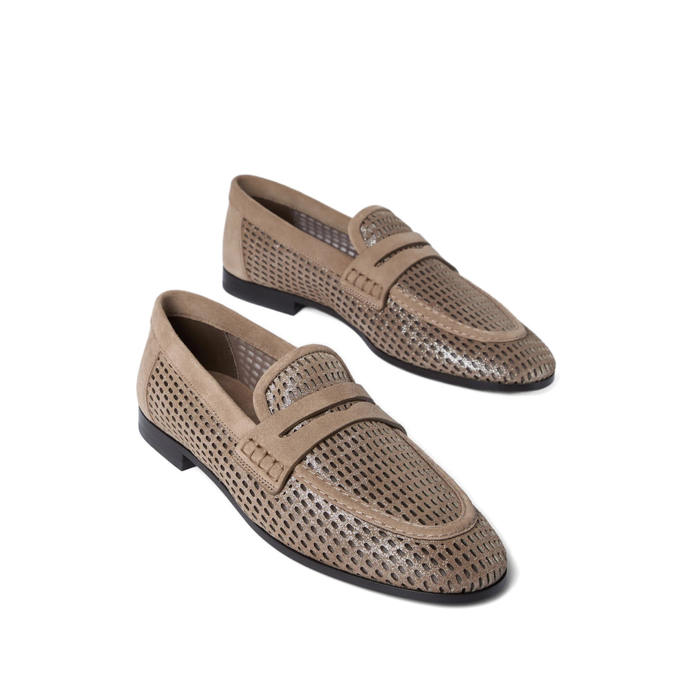 Brunello Cucinelli Brown Loafers Women BRUNELLO CUCINELLI