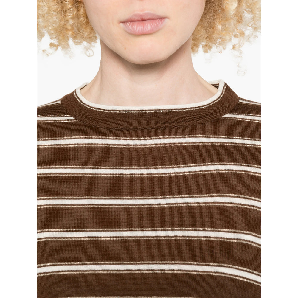 Brunello Cucinelli Brown Tops - T-Shirts & Jerseys Women BRUNELLO CUCINELLI