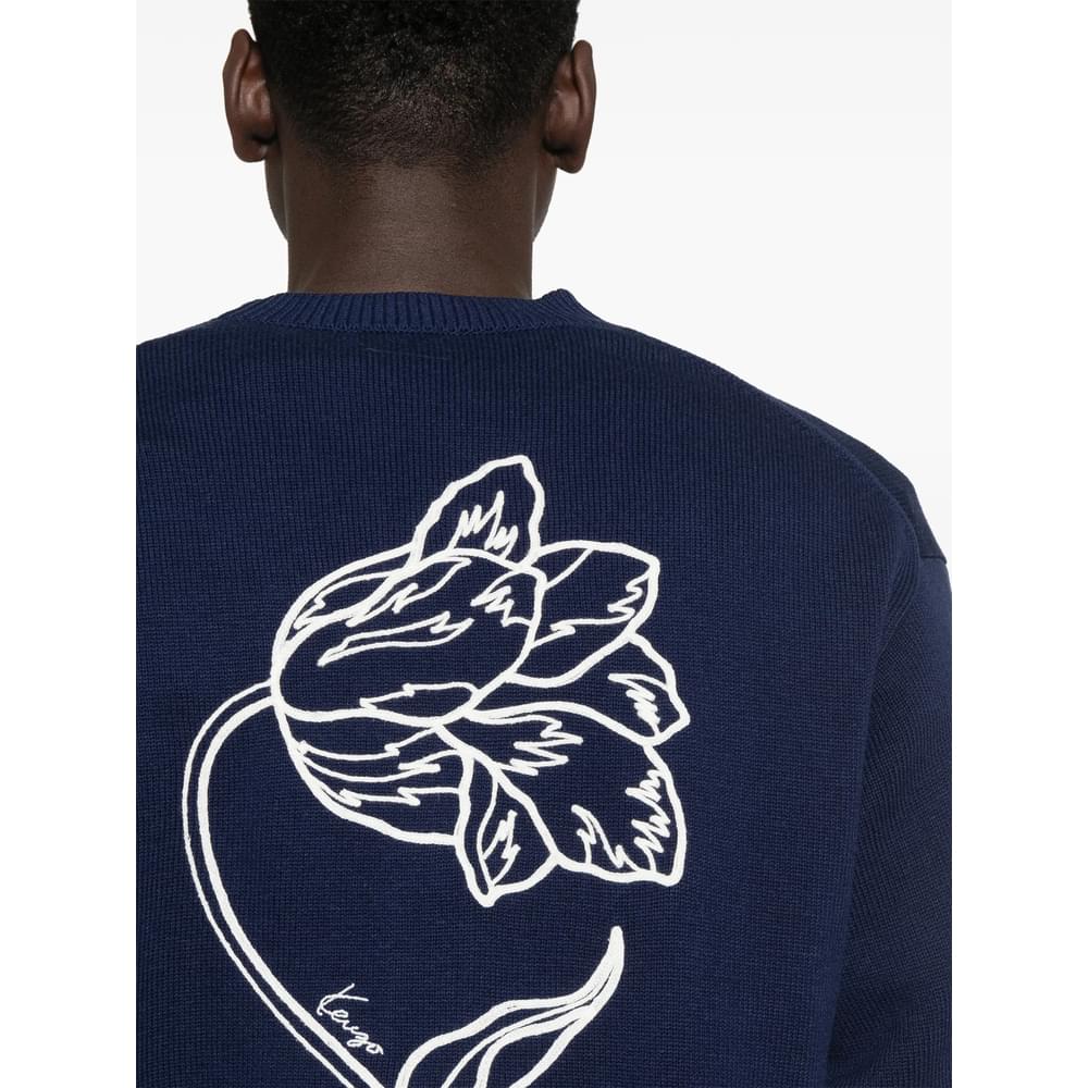Kenzo Blue Sweaters & Knitwear - Cardigans Men KENZO