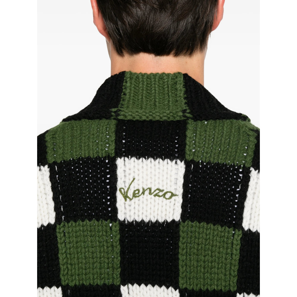 Kenzo Green Sweaters & Knitwear - Cardigans Men KENZO