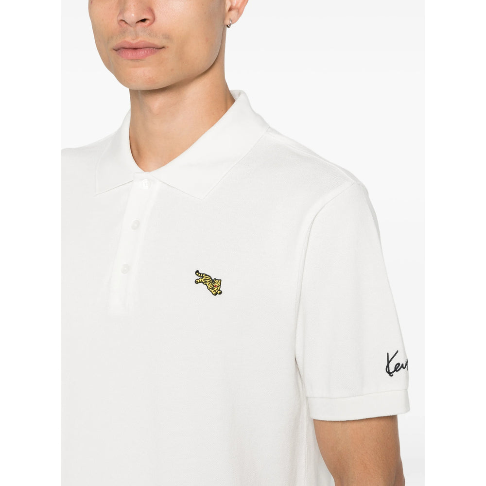 Kenzo White Polo Shirts Men KENZO