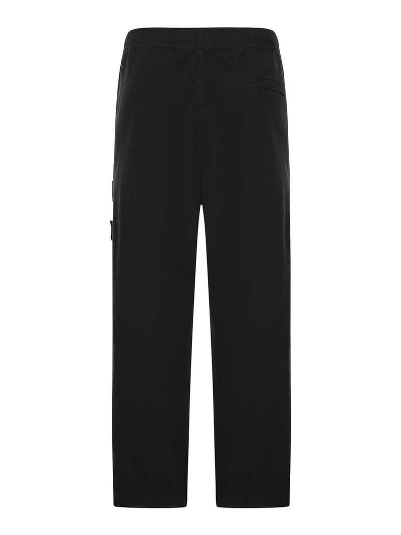 Stone Island Men Cotton Ripstop Cargo Trousers STONE ISLAND