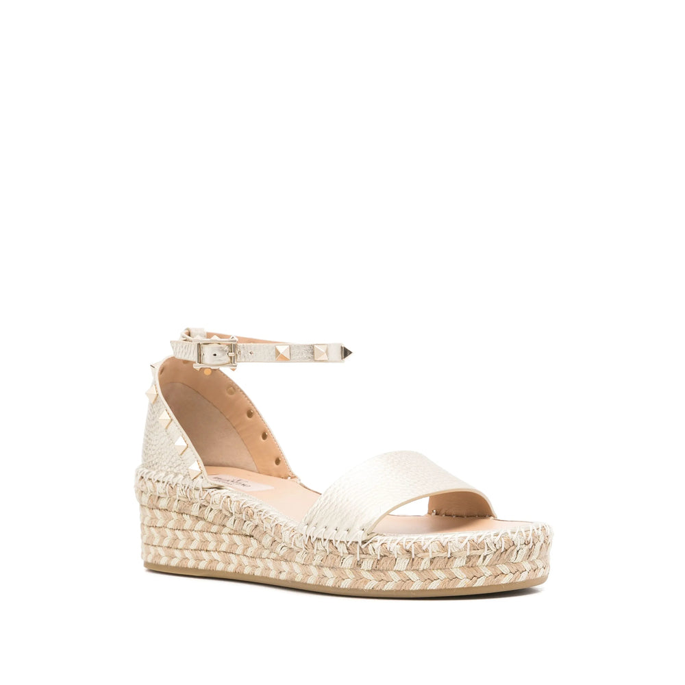 Valentino Garavani Gold Espadrilles Women VALENTINO GARAVANI