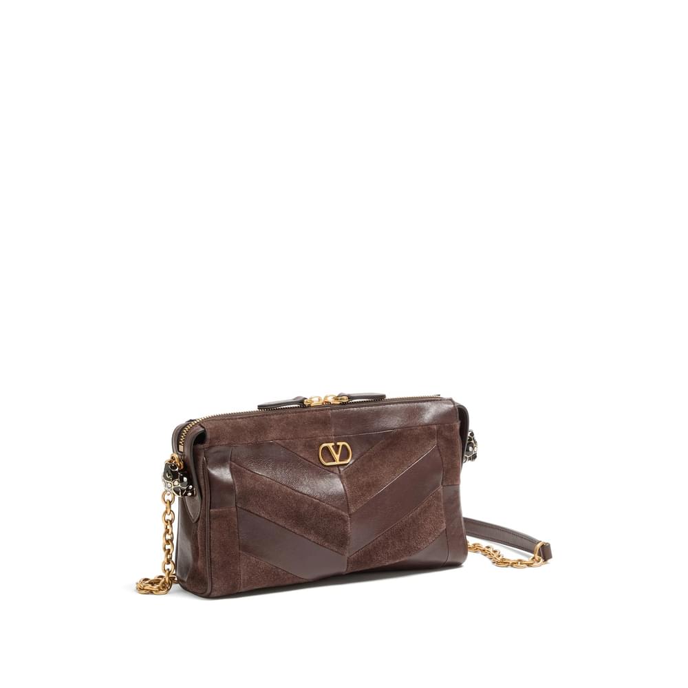 Valentino Garavani Brown Shoulder Bags Women VALENTINO GARAVANI