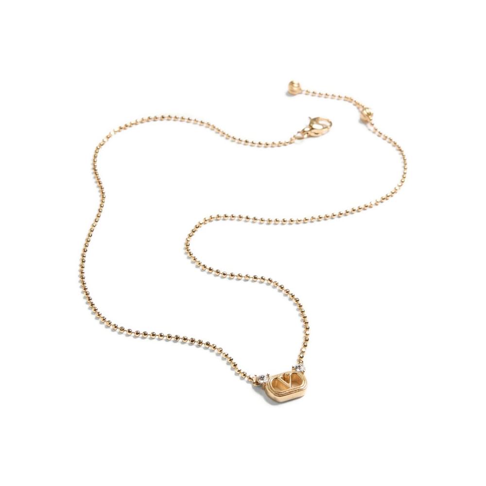 Valentino Garavani Gold Necklaces Women VALENTINO GARAVANI