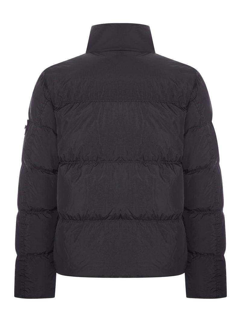 Stone Island Men Padded Down Jacket With High Collar STONE ISLAND