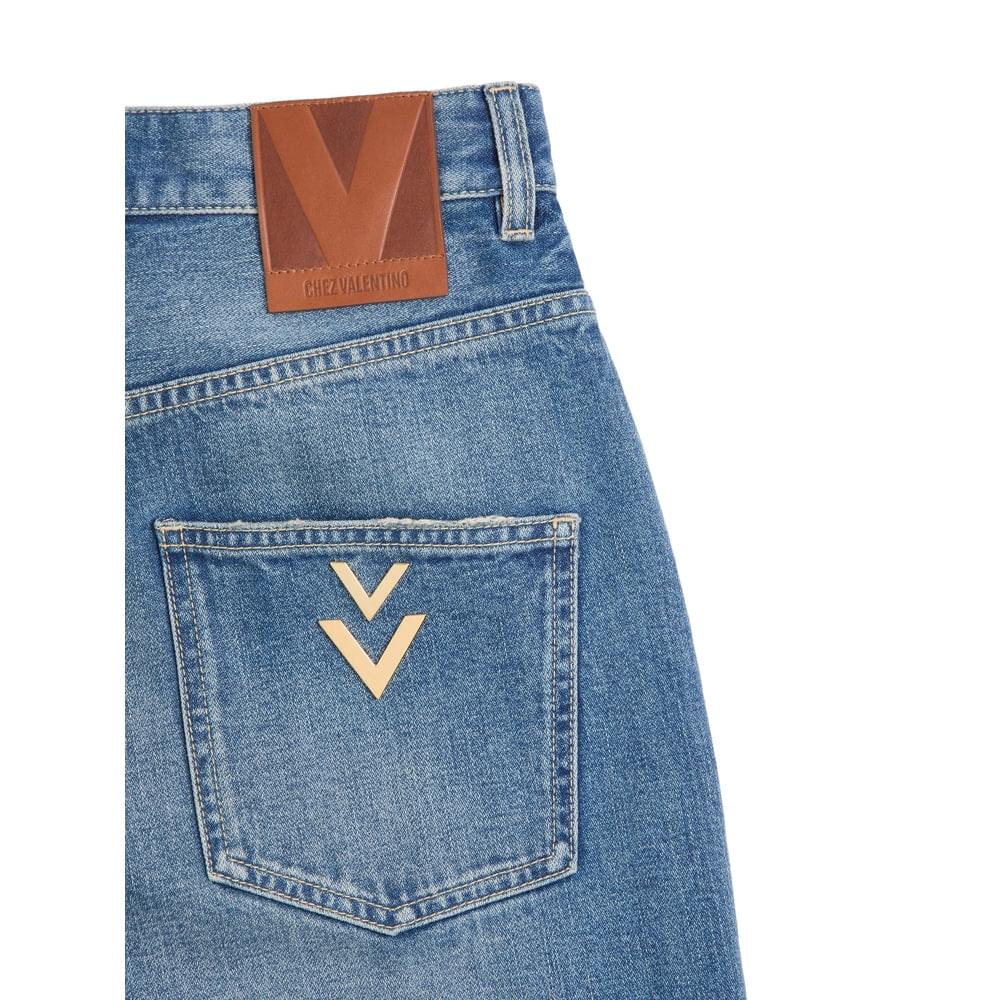 Valentino Blue Denim - Boyfriend Jeans Women VALENTINO