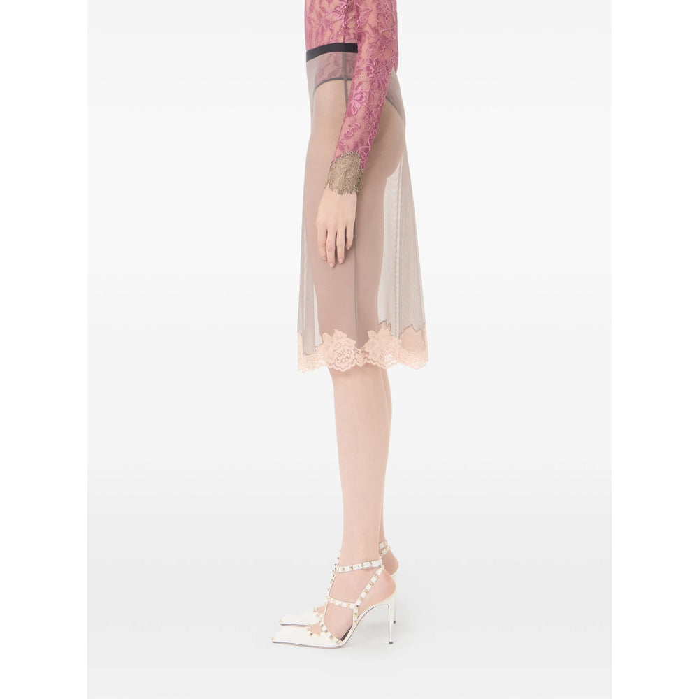 Valentino Grey Skirts - A-Line Skirts Women VALENTINO