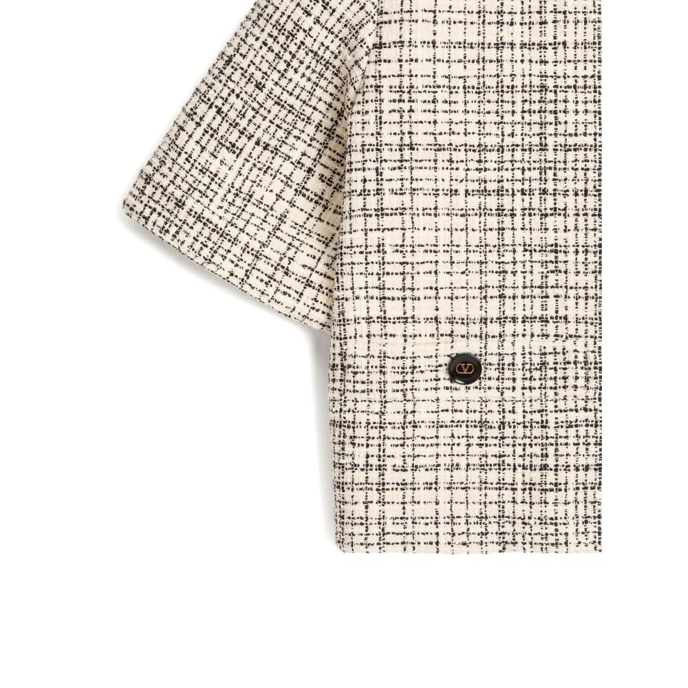 Valentino Neutrals Jackets - Tweed Jackets Women VALENTINO