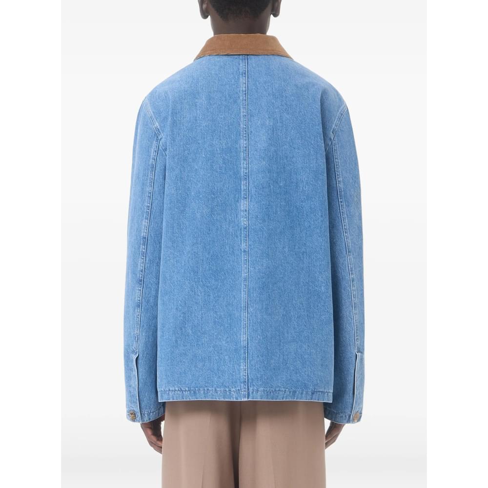 Valentino Blue Jackets - Denim Jackets Men VALENTINO