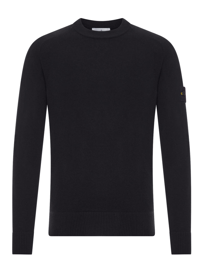 Stone Island Men Rws Lightweight Pure Wool Crew Neck Sweater STONE ISLAND