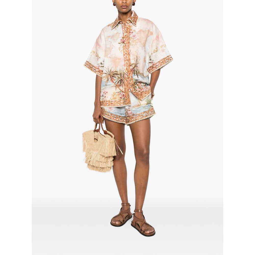 Zimmermann Neutrals Tops - Shirts Women ZIMMERMANN