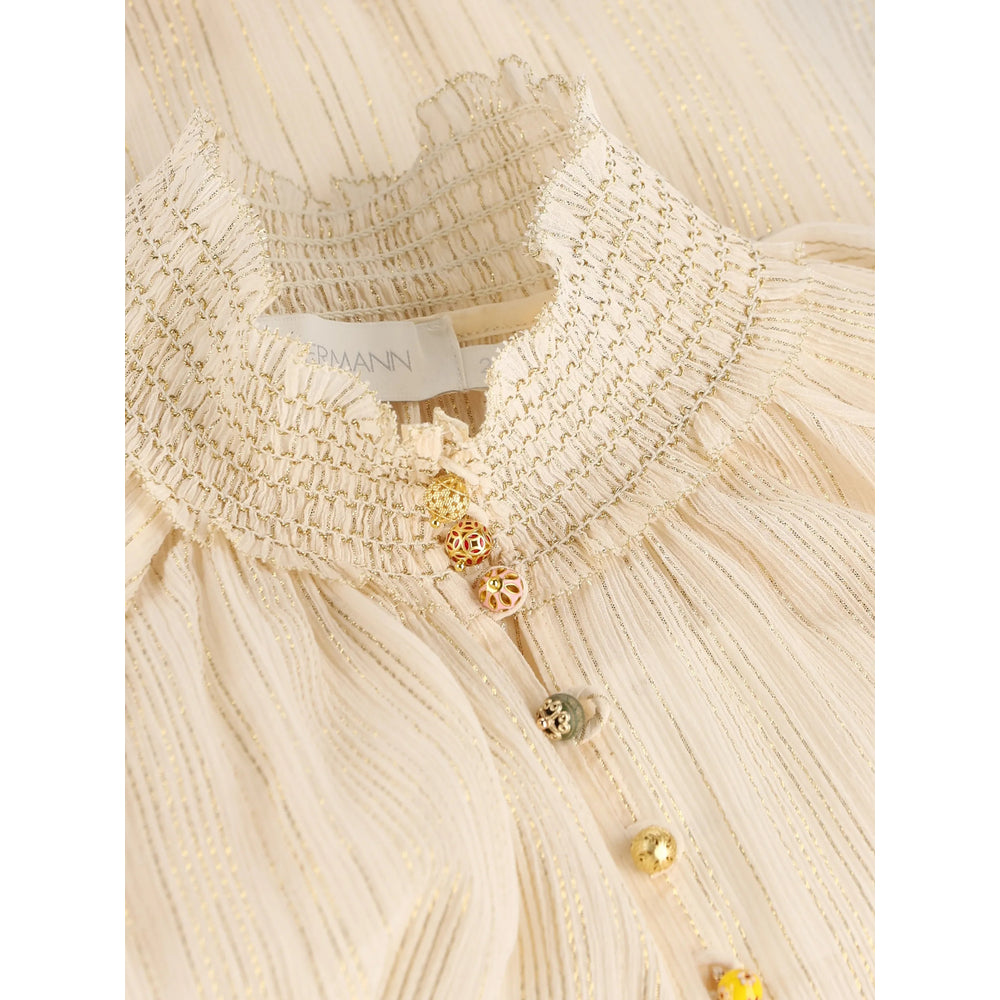 Zimmermann Neutrals Tops - Shirts Women ZIMMERMANN