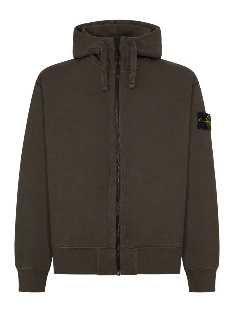 Stone Island Men Stone Island Men Cotton Zip-Up Hoodie STONE ISLAND