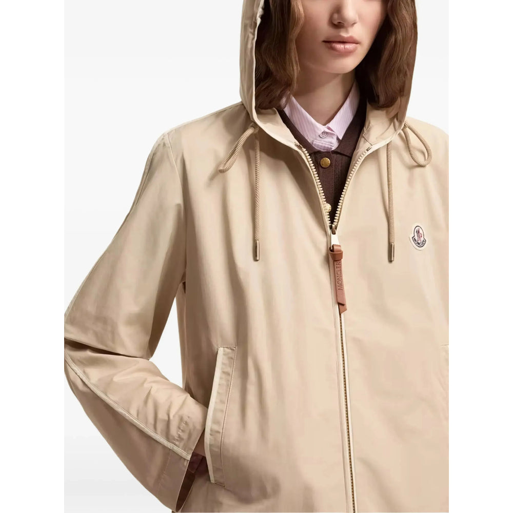 Moncler Neutrals Jackets - Bomber Jackets Women MONCLER