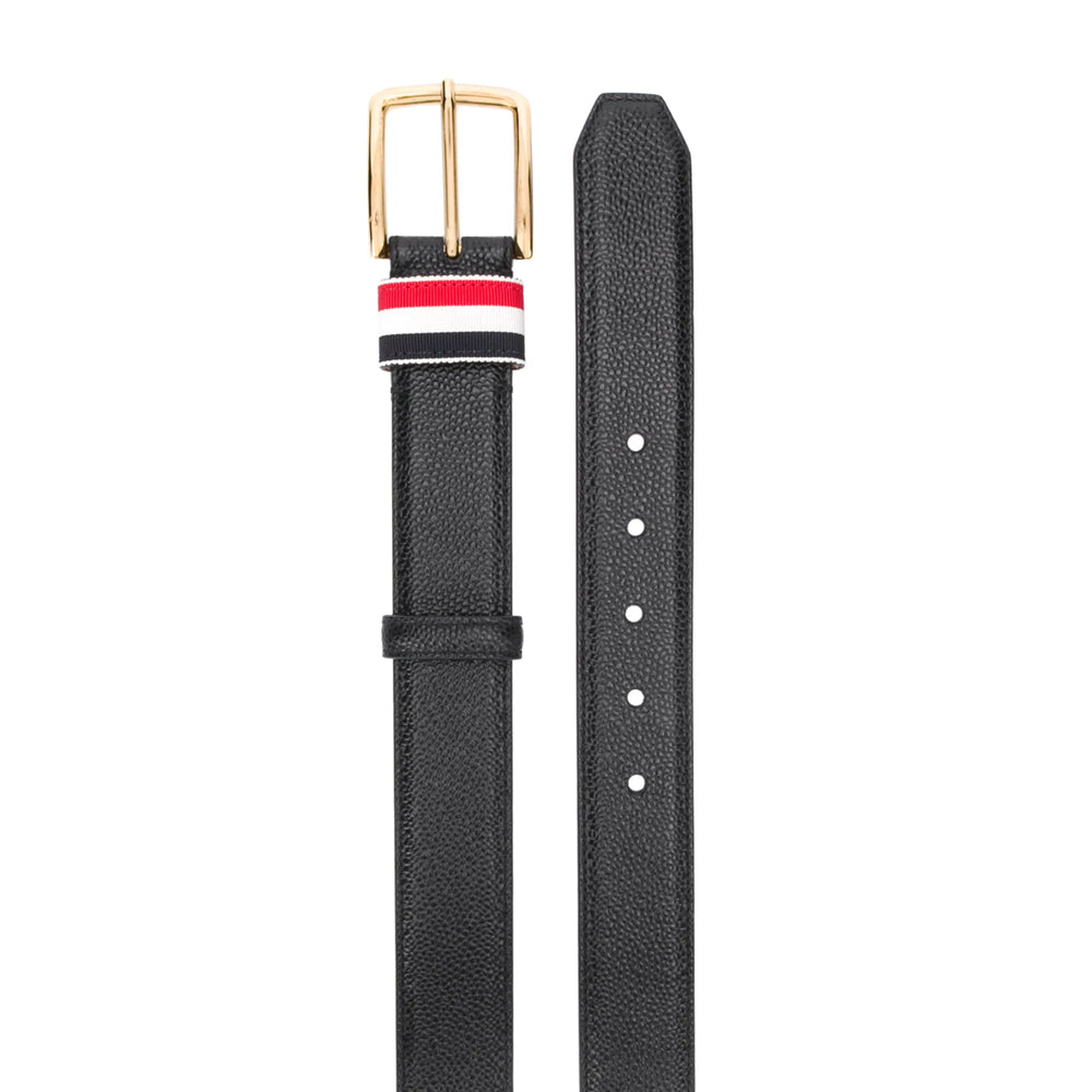 Thom Browne Black Belts Men THOM BROWNE