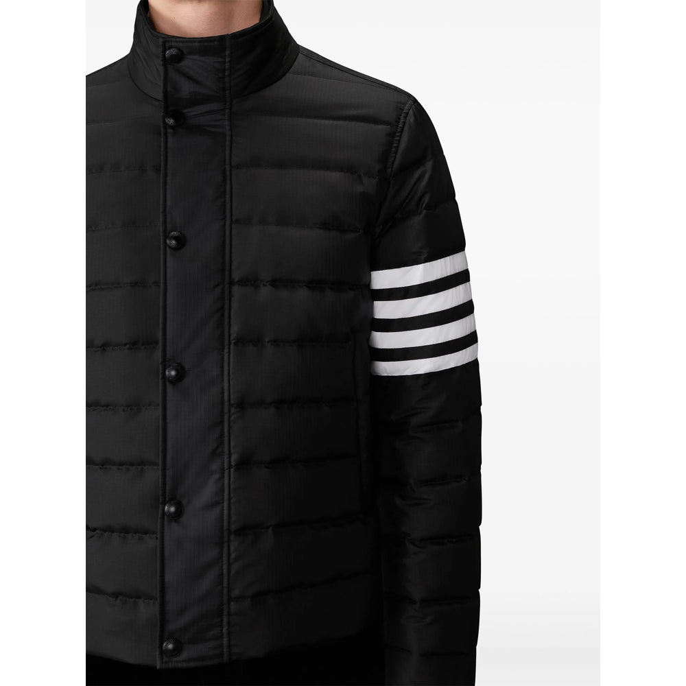 Thom Browne Black Jackets - Padded & Down Jackets Men THOM BROWNE