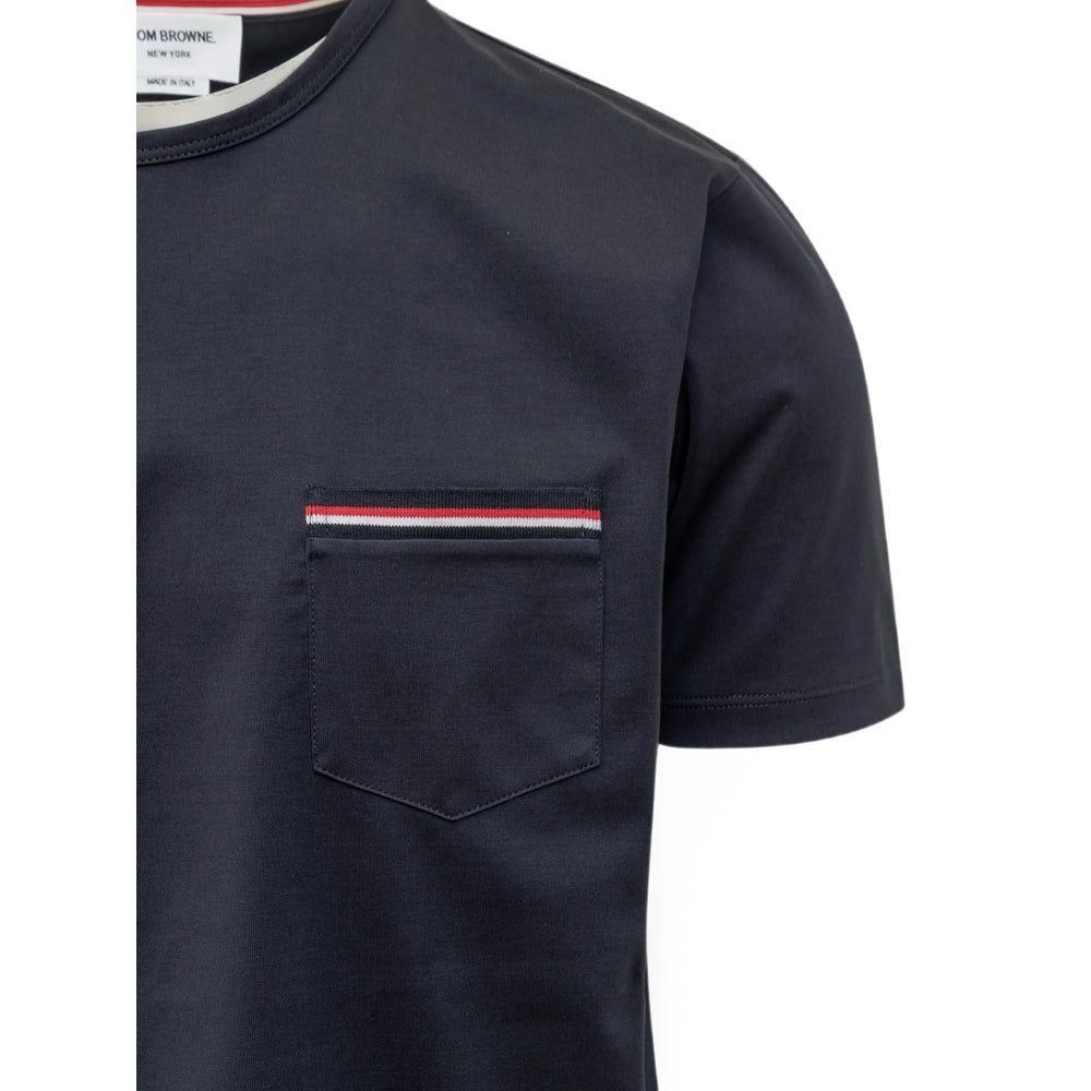 Thom Browne Blue T-Shirts & Vests - T-Shirts Men THOM BROWNE