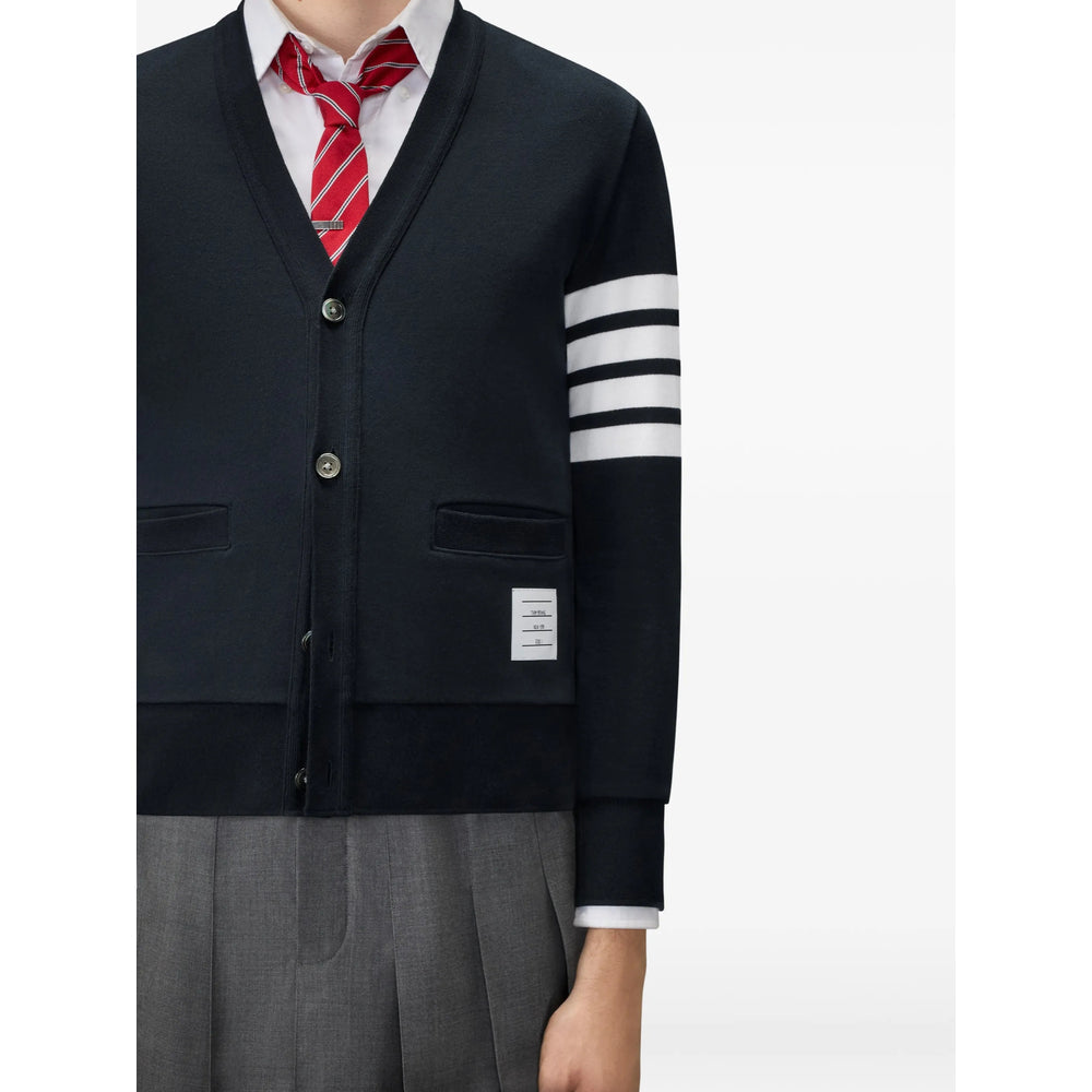 Thom Browne Blue Sweaters & Knitwear - Cardigans Men Men THOM BROWNE