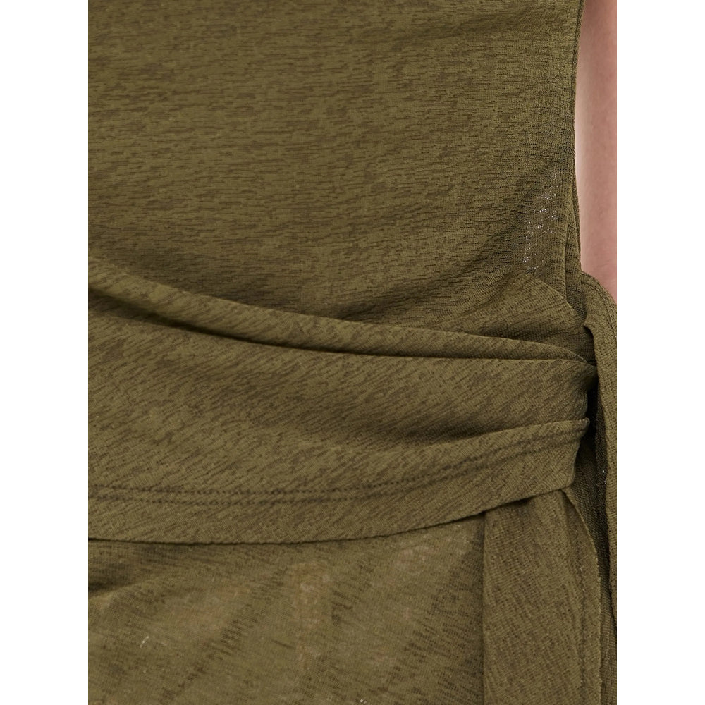 Ganni Green Tops - Vests & Tank Tops Women GANNI