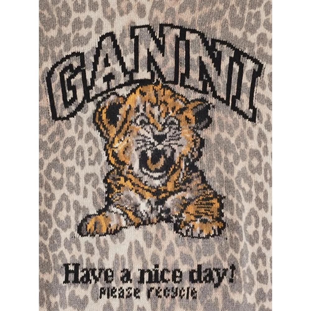 Ganni Neutrals Knitwear - Jumpers Women GANNI