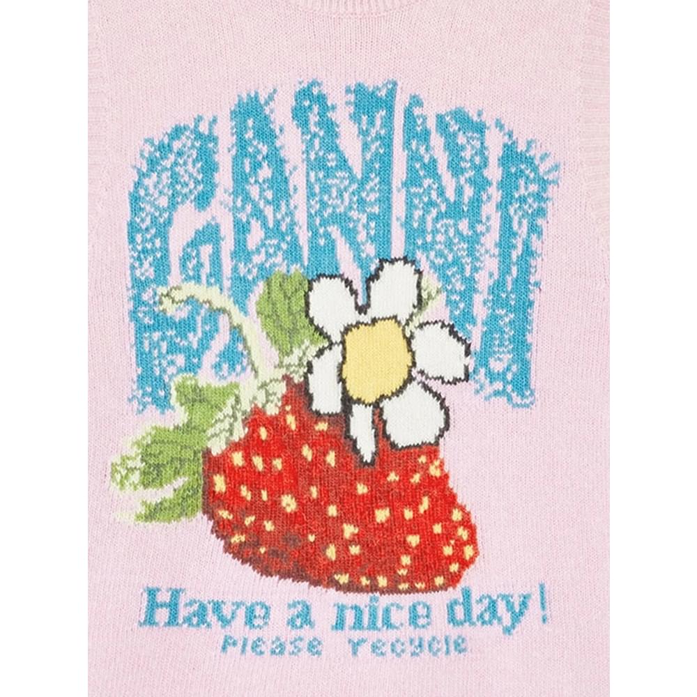 Ganni Pink Knitwear - Jumpers Women GANNI