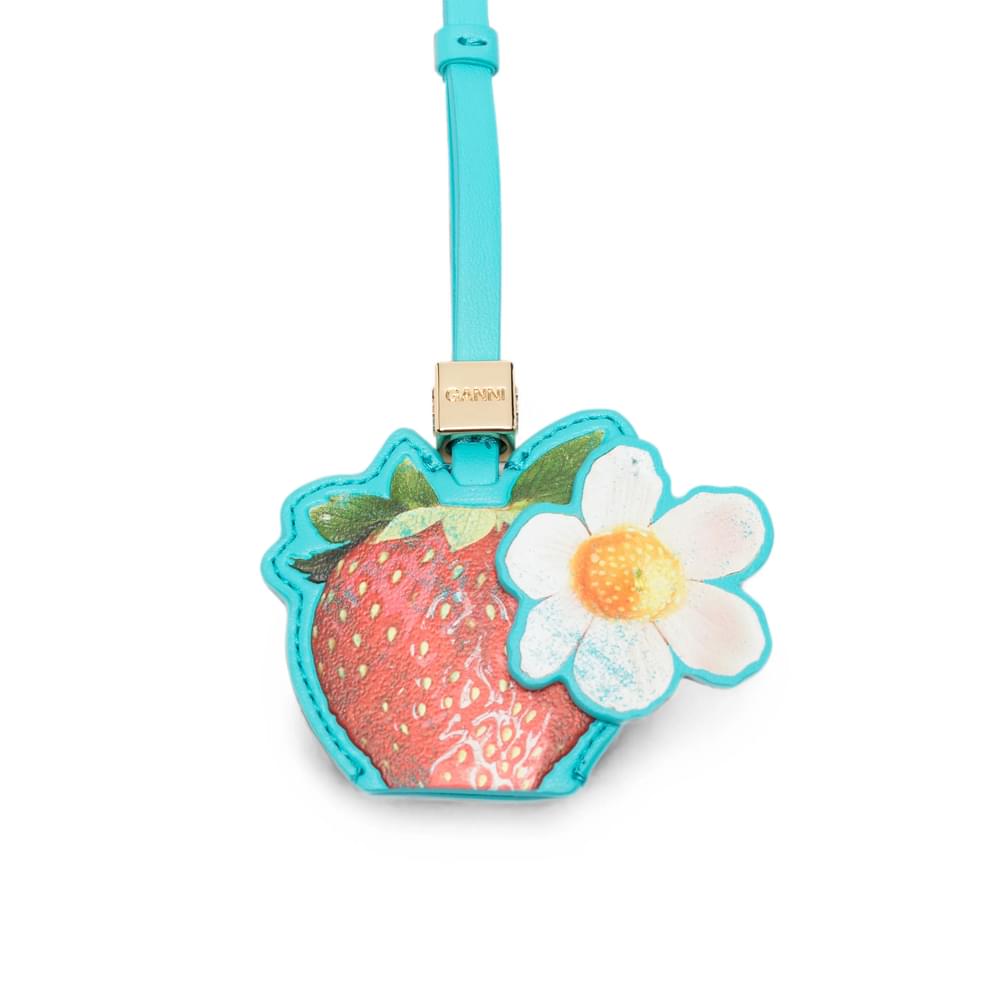 Ganni Blue Keyrings & Chains Women GANNI