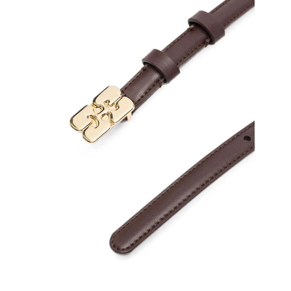 Ganni Brown Belts Women GANNI