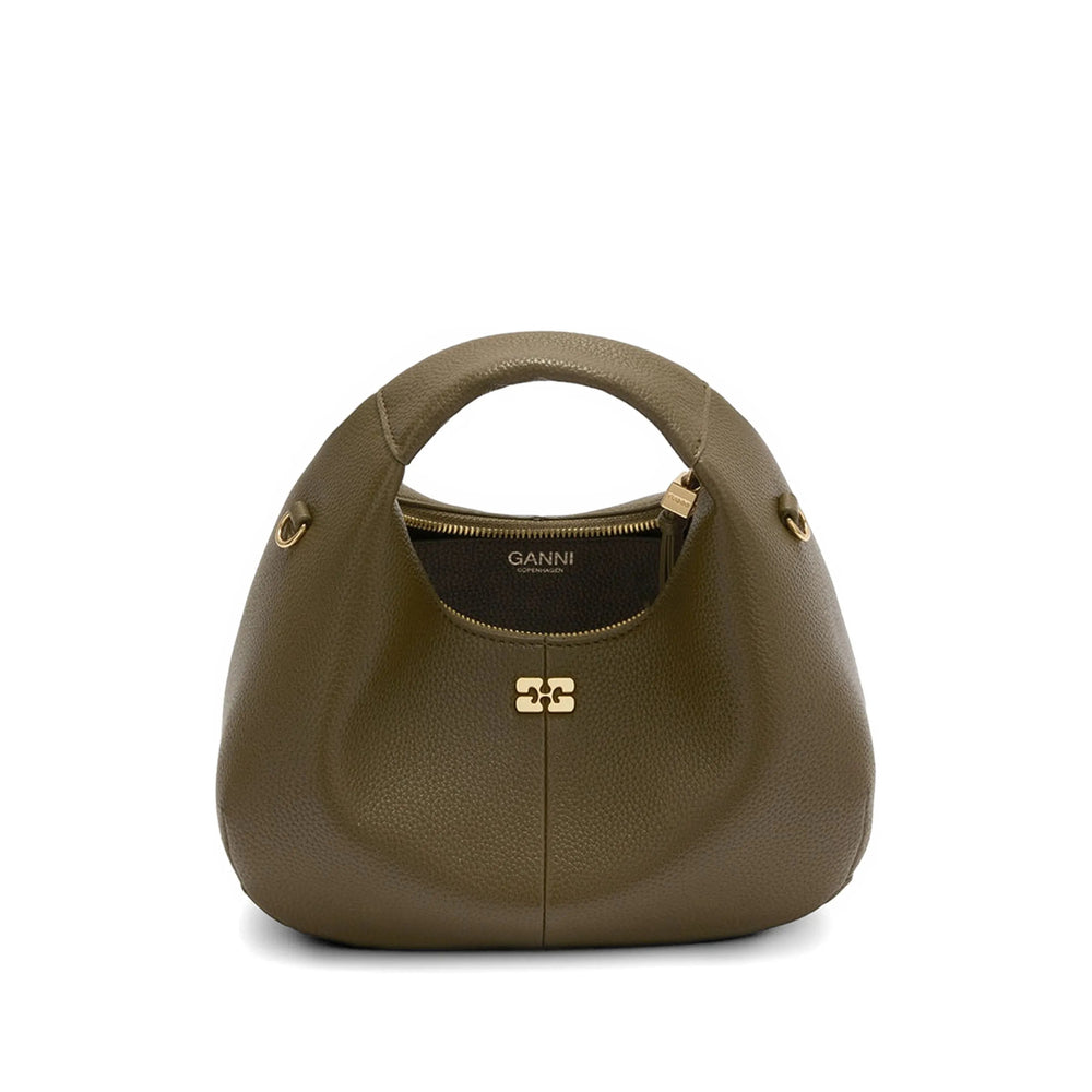 Ganni Green Tote Bags Women GANNI