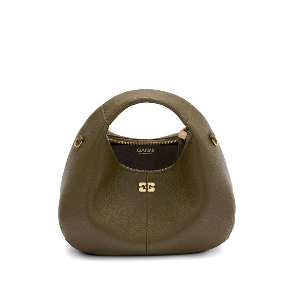 Ganni Green Tote Bags Women GANNI