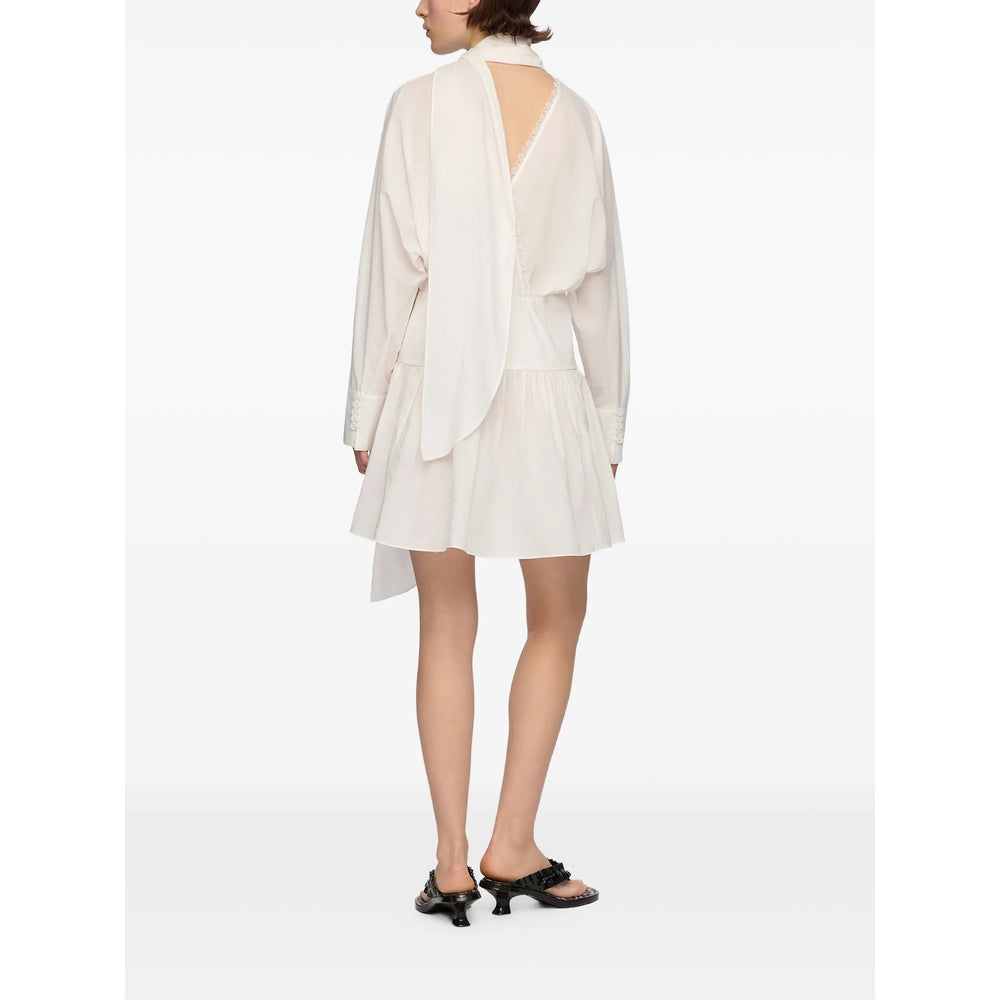 Ganni White Dresses - Day Dresses Women GANNI