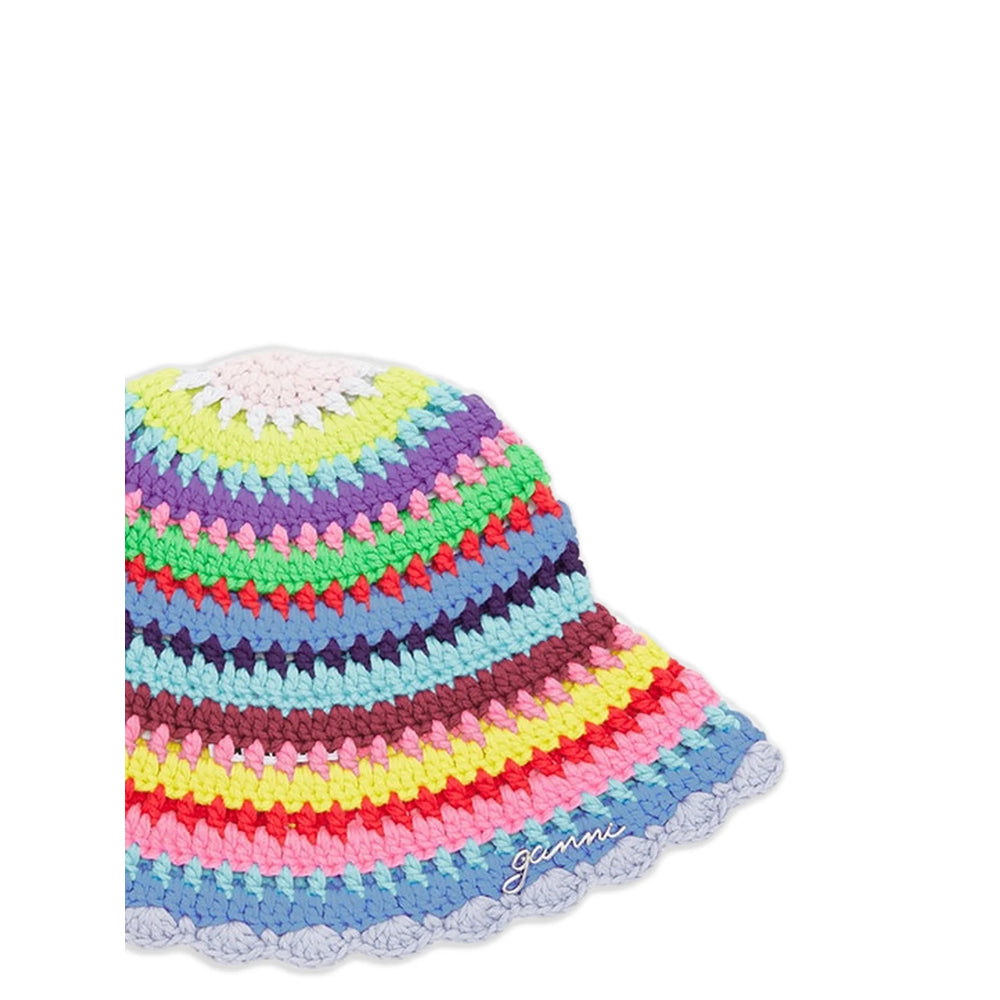 Ganni Blue Hats Women GANNI