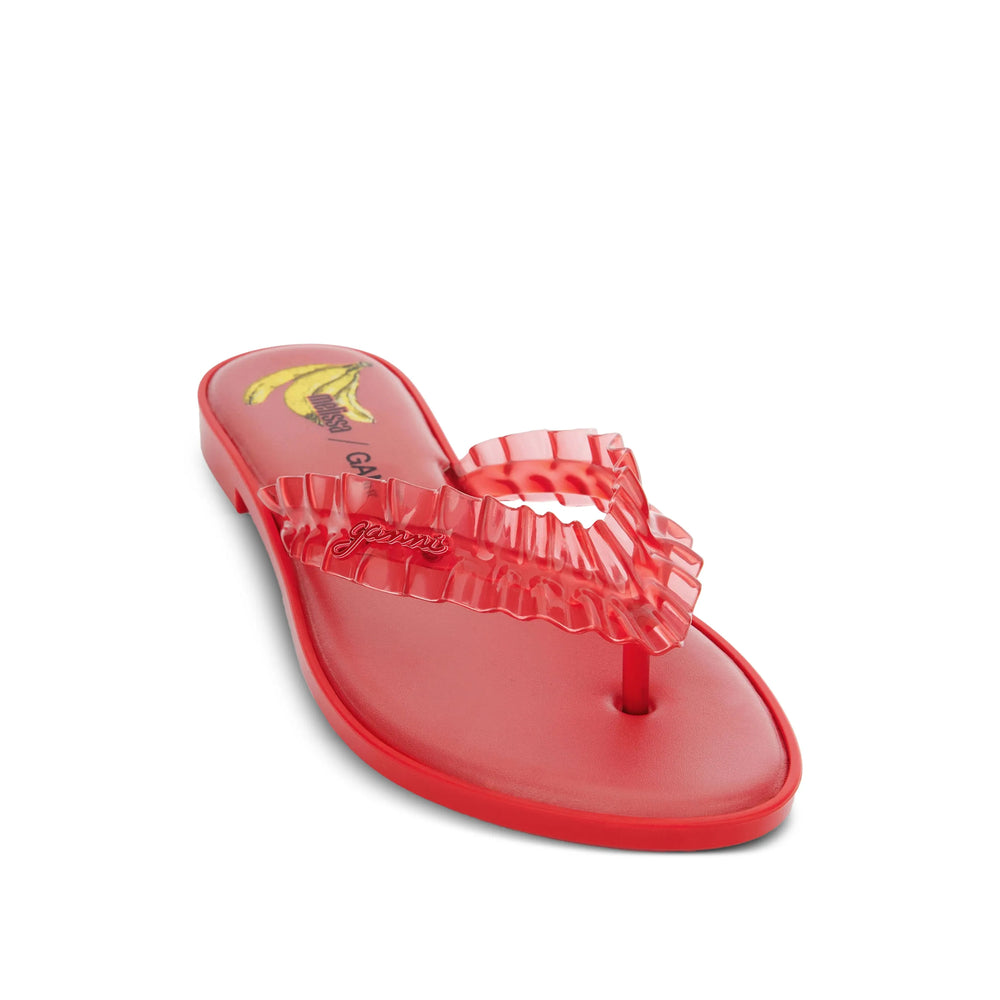 Ganni Red Flip-Flops & Slides Women GANNI
