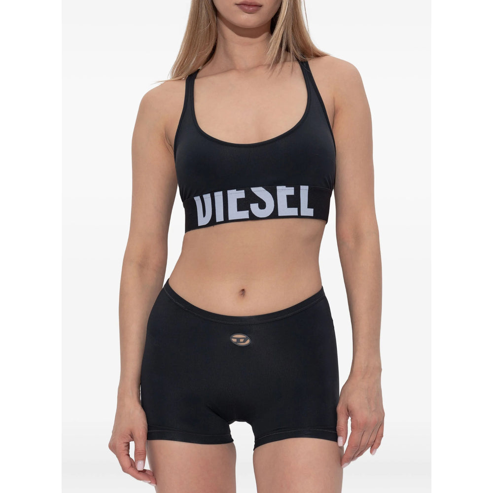 Diesel Black Performance Tops - Sports Bras Women DIESEL