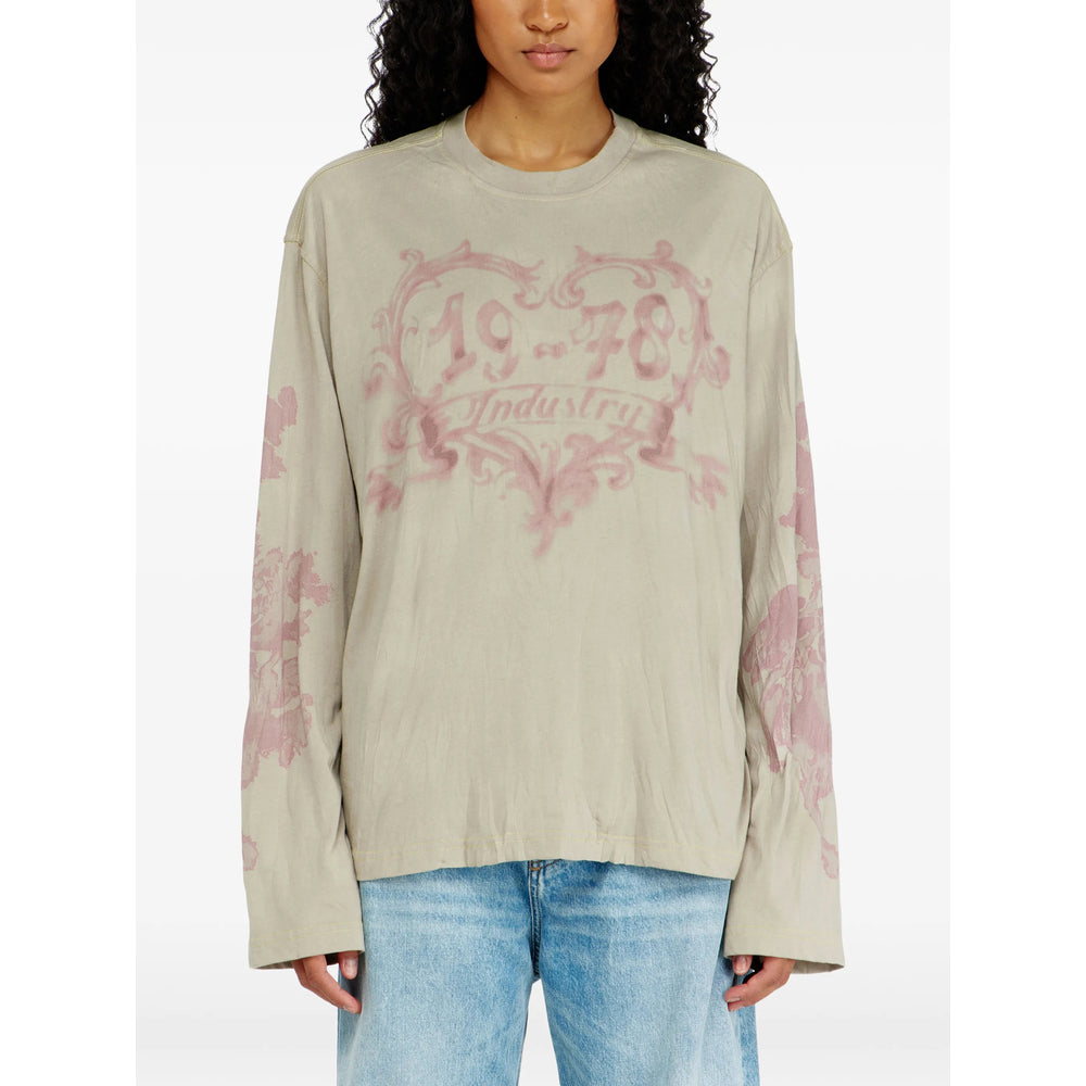 Diesel Neutrals Tops - T-Shirts & Jerseys Women DIESEL