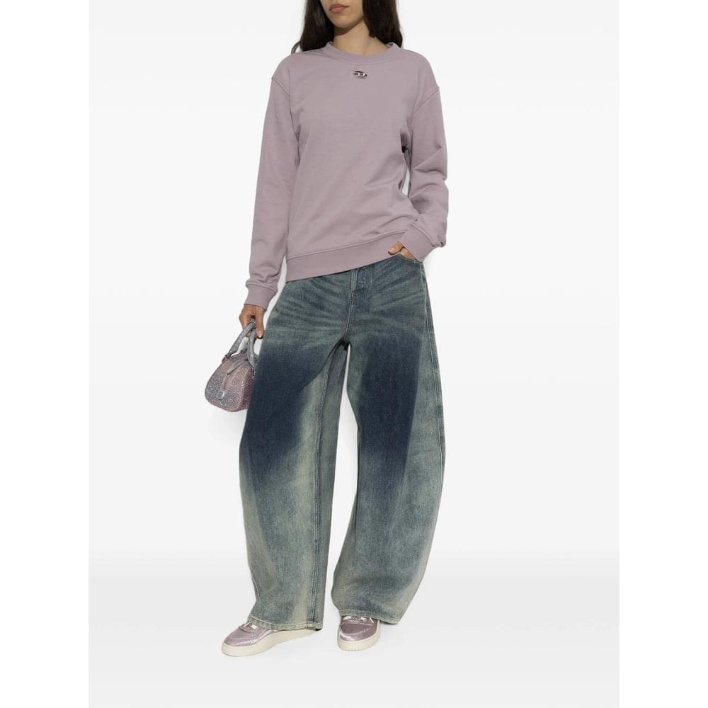 Diesel Blue Denim - Wide-Leg Jeans Women DIESEL