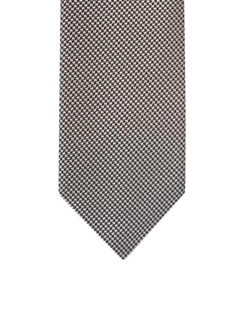 Tom Ford Men Silk Tie With Houndstooth Pattern TOM FORD