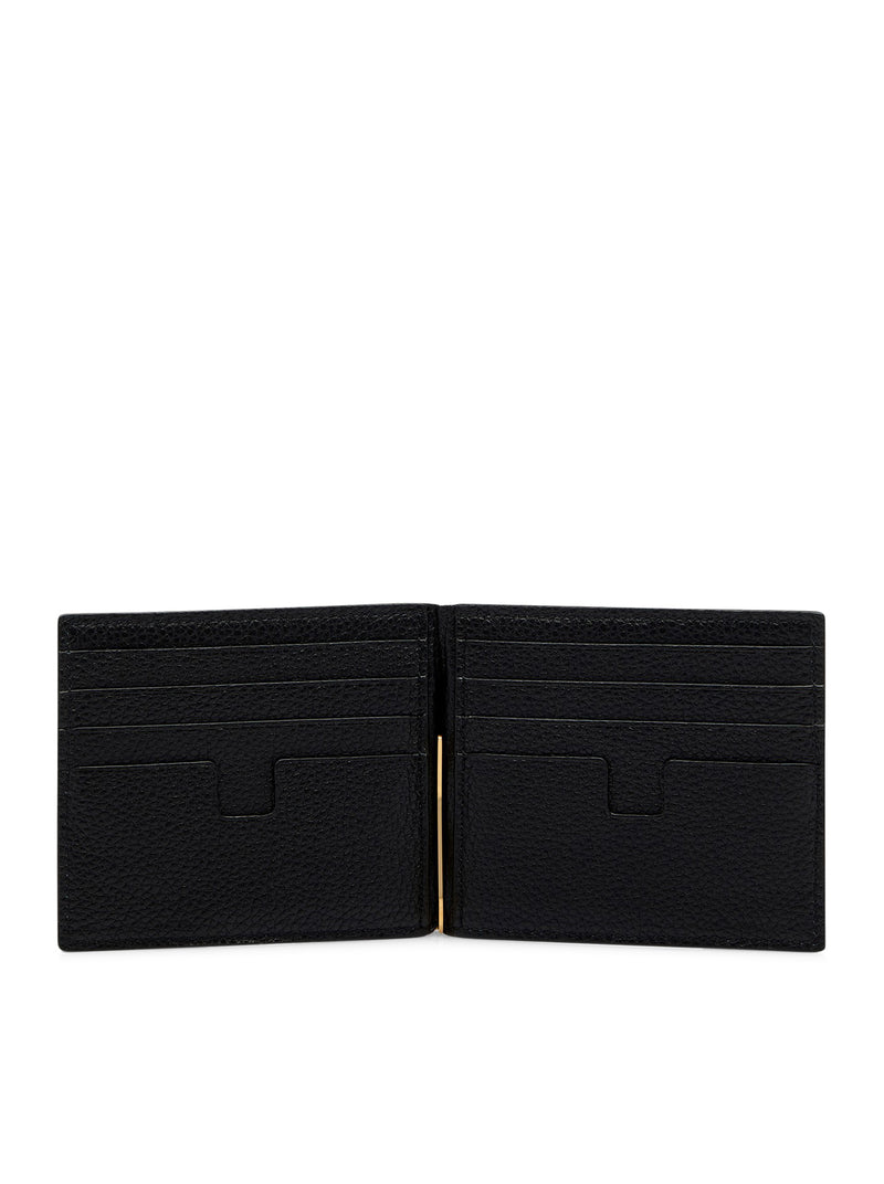 Tom Ford Men Soft Grain Leather Money Clip Wallet TOM FORD
