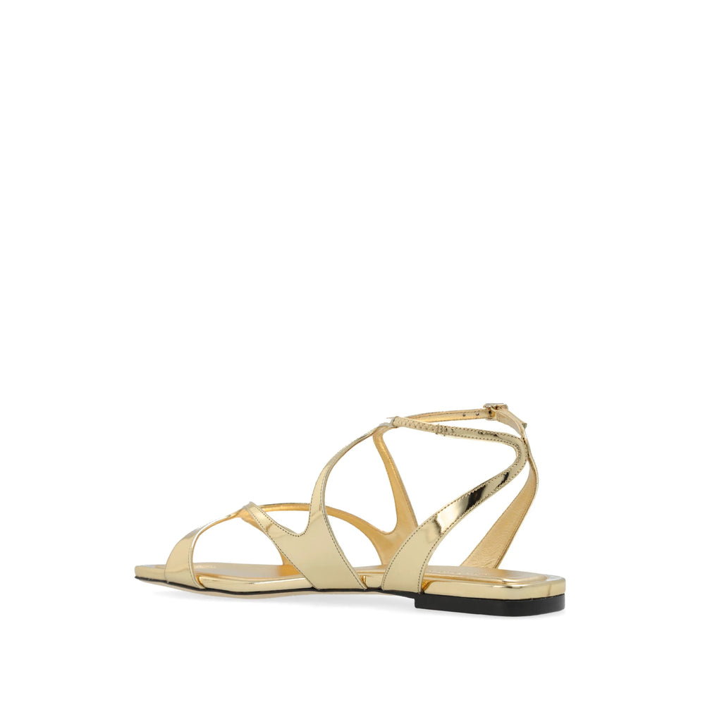 Jimmy Choo Gold Sandals Women JIMMY CHOO