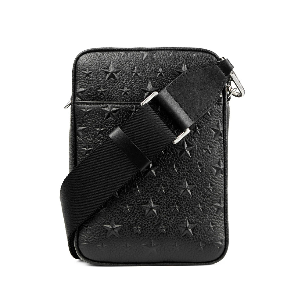 Jimmy Choo Black Messenger Bags Men JIMMY CHOO
