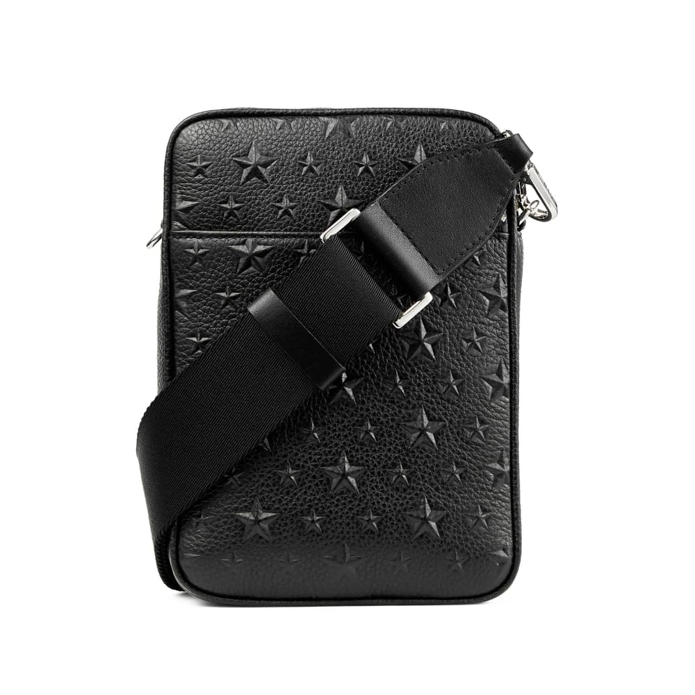 Jimmy Choo Black Messenger Bags Men JIMMY CHOO