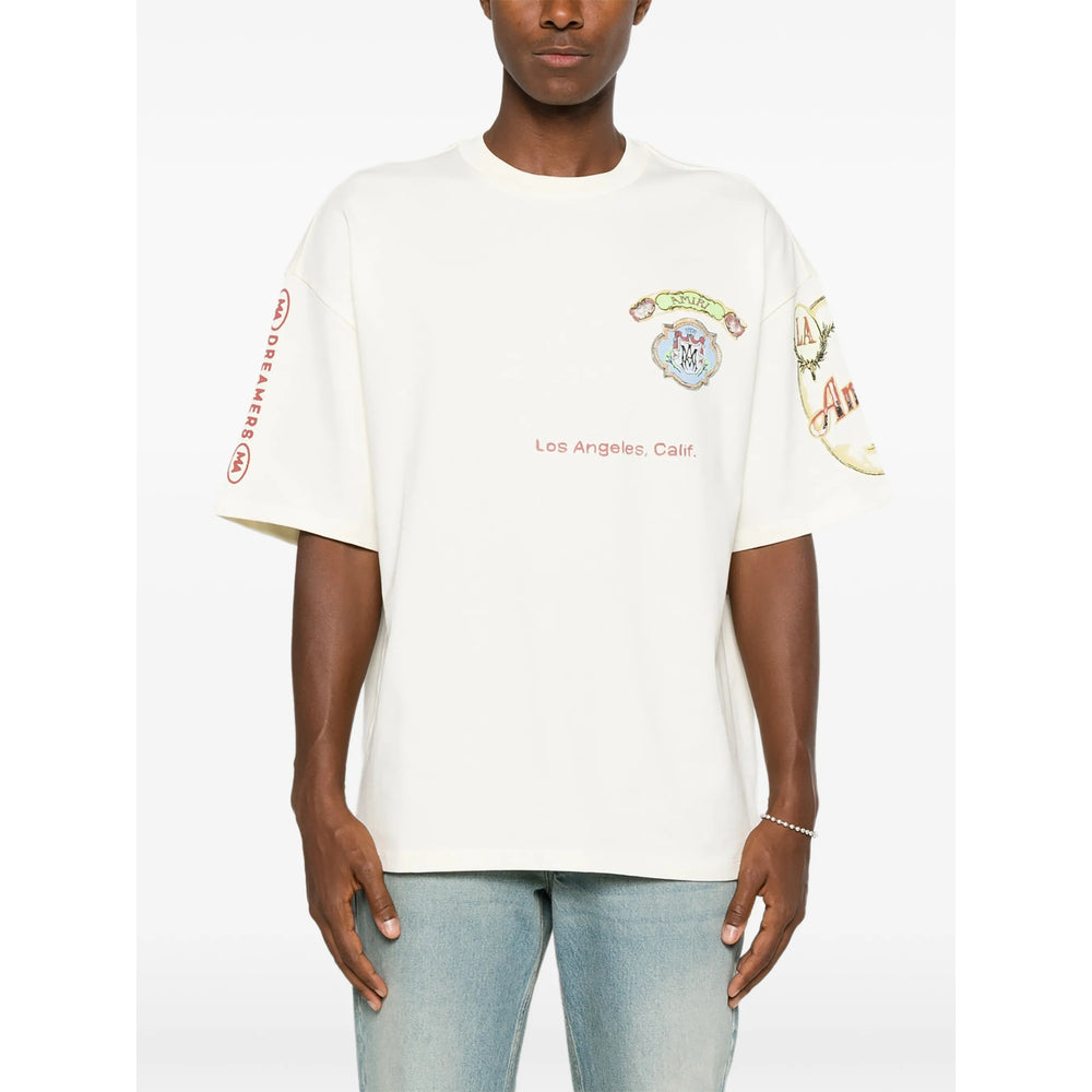 Amiri Neutrals T-Shirts & Vests - T-Shirts Men AMIRI