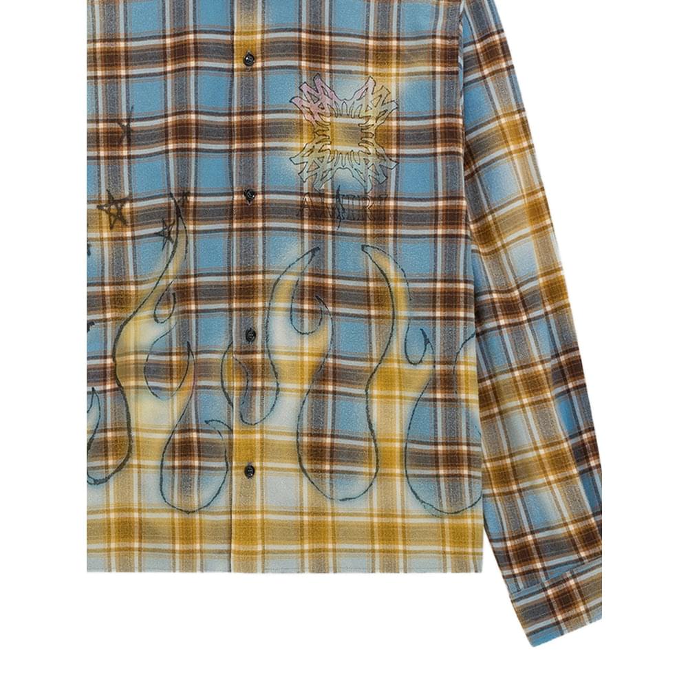 Amiri Blue Shirts Men AMIRI