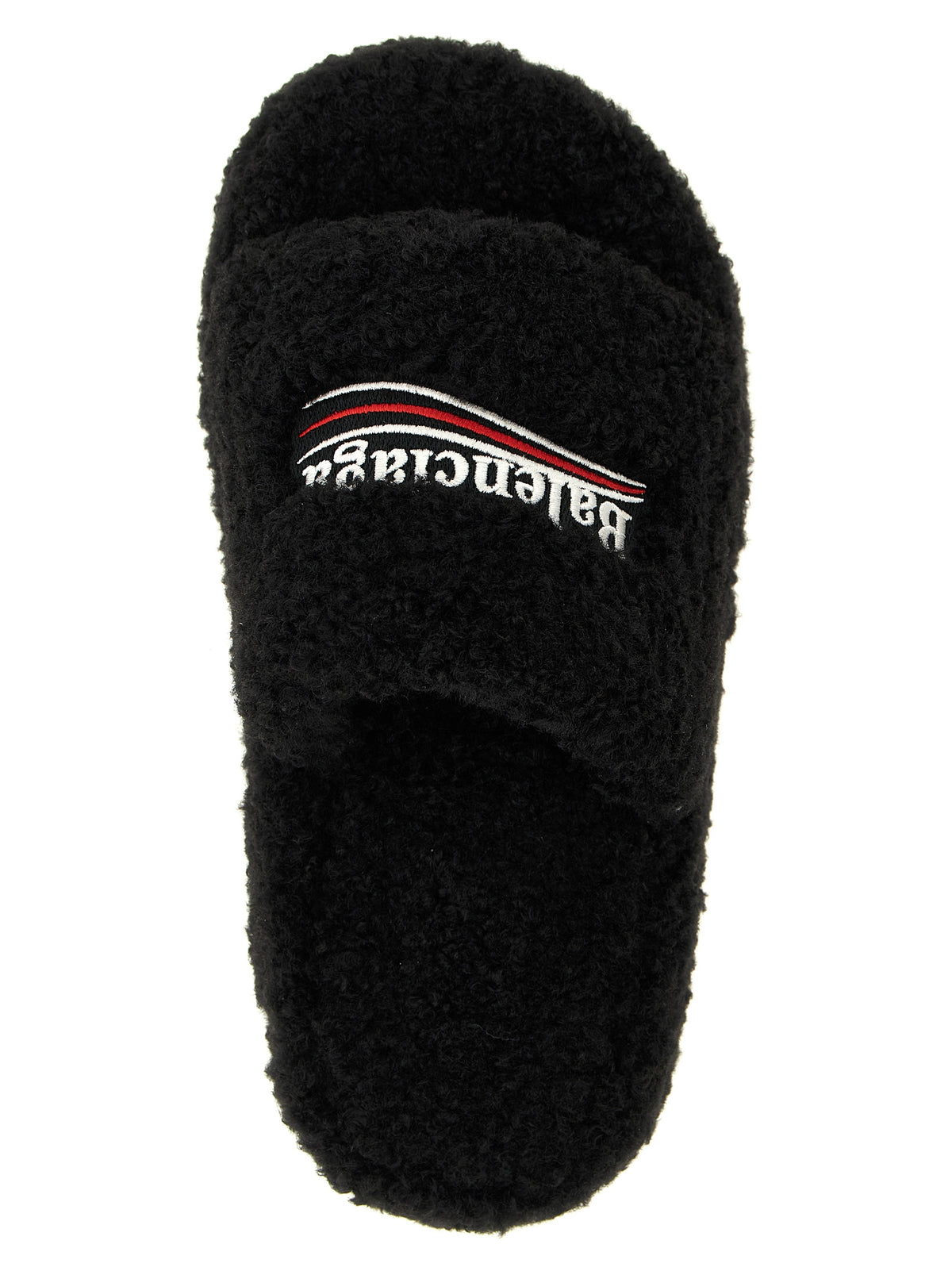 Balenciaga Women 'Furry Platform' Slides BALENCIAGA