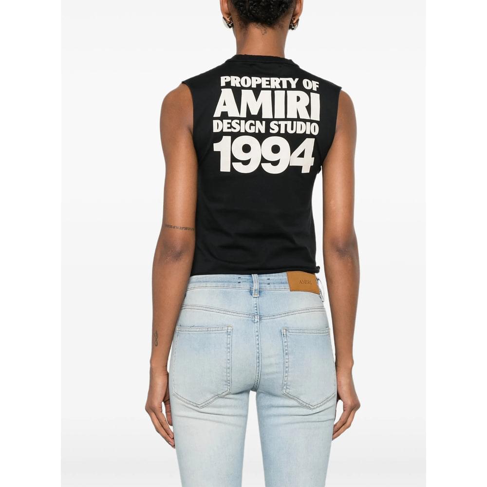 Amiri Black Tops - Vests & Tank Tops Women AMIRI