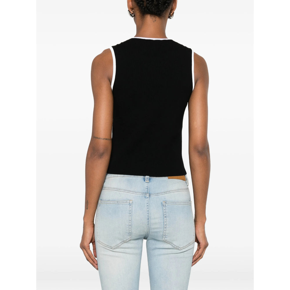 Amiri Black Tops - Vests & Tank Tops Women AMIRI