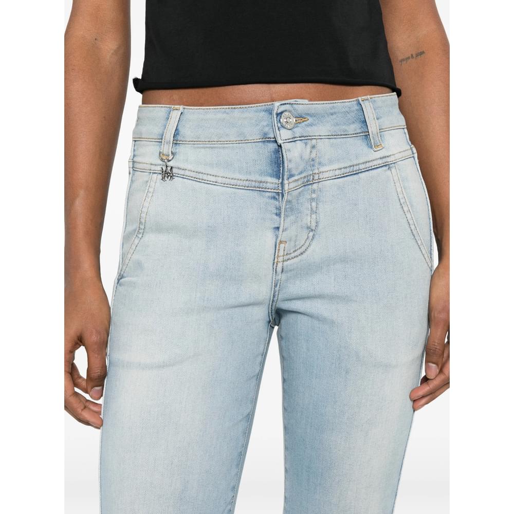 Amiri Blue Denim - Flared Jeans Women AMIRI